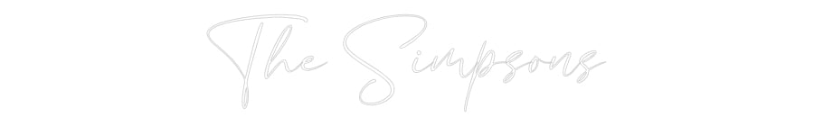 Custom Neon: The Simpsons