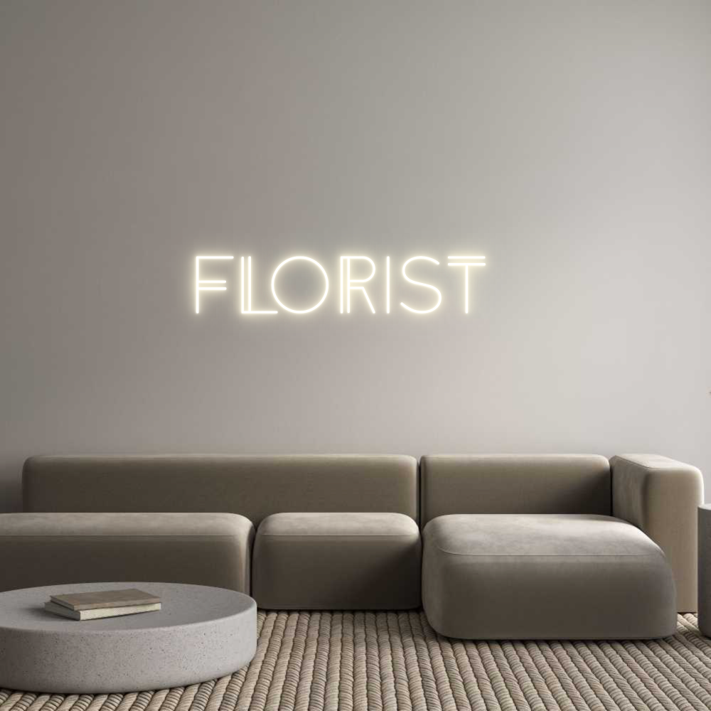 Custom Neon: Florist