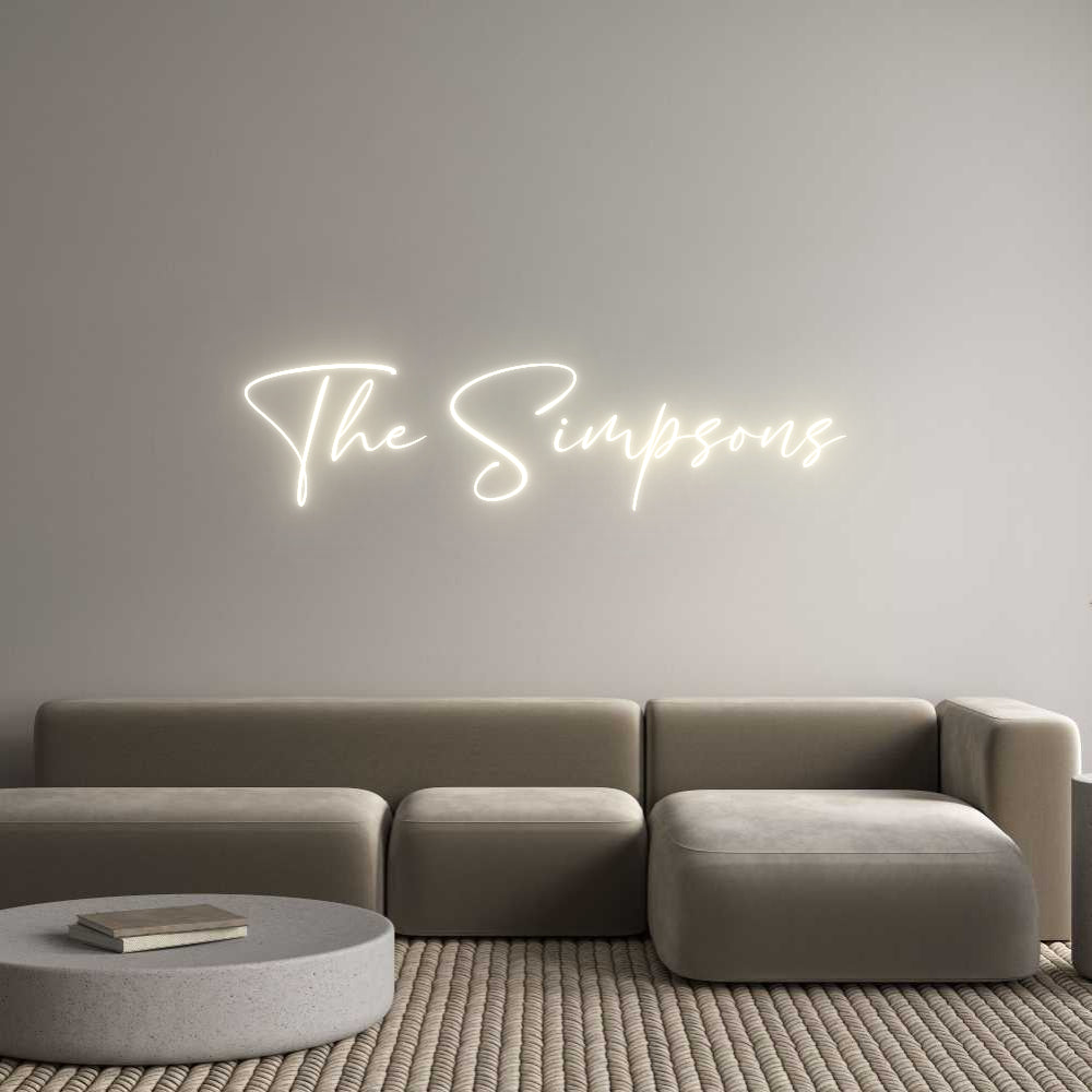 Custom Neon: The Simpsons