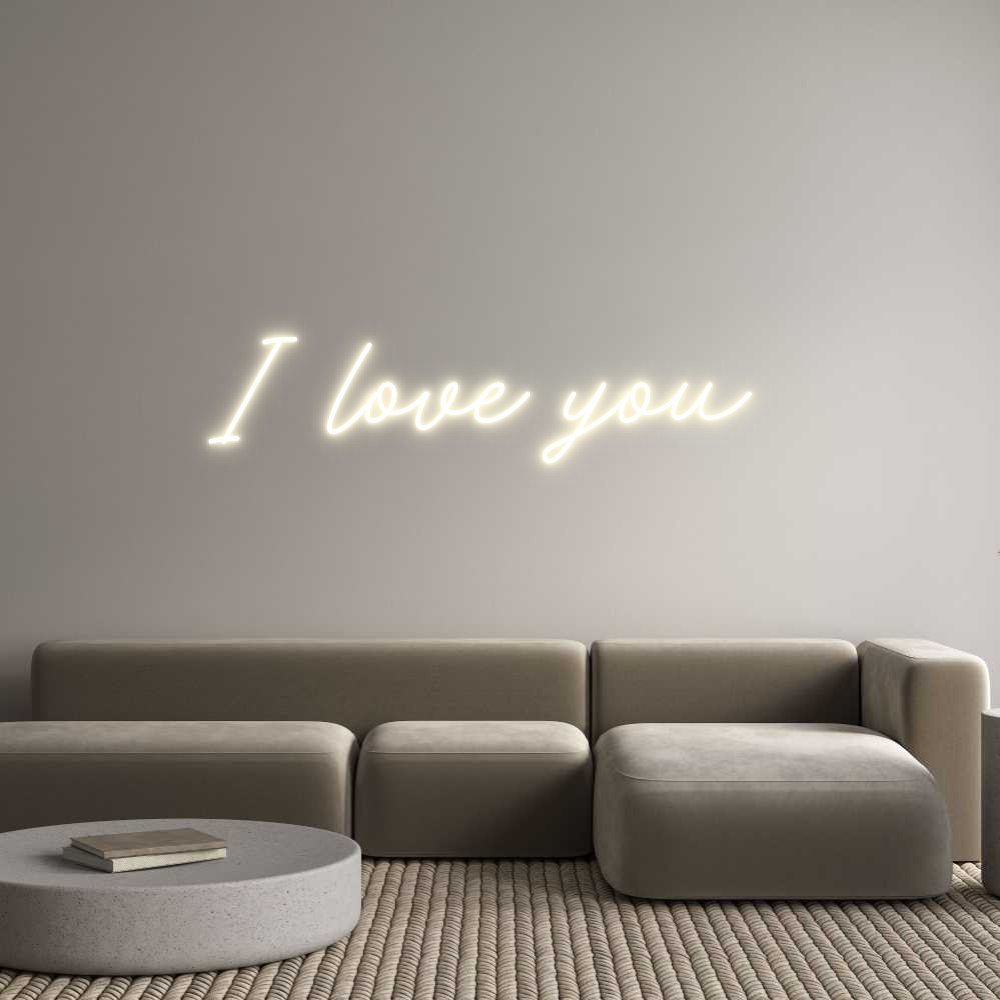 Custom Neon: I love you