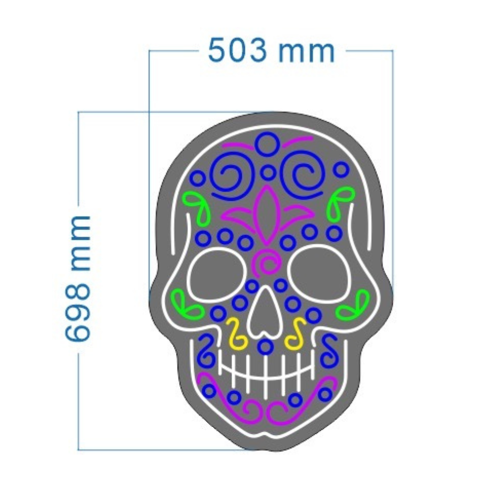 Skull Neon Sign