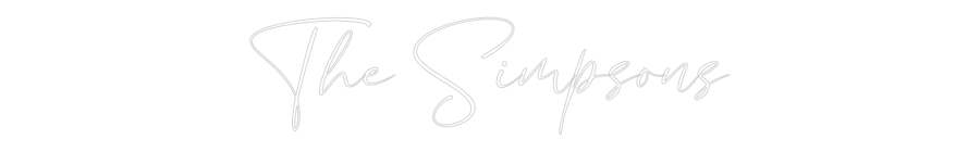 Custom Neon: The Simpsons