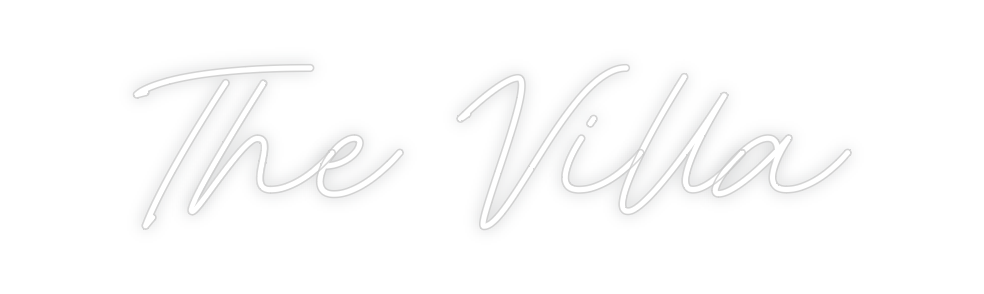 Custom Neon: The Villa