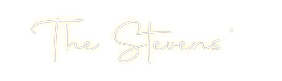Custom Neon: The Stevens'