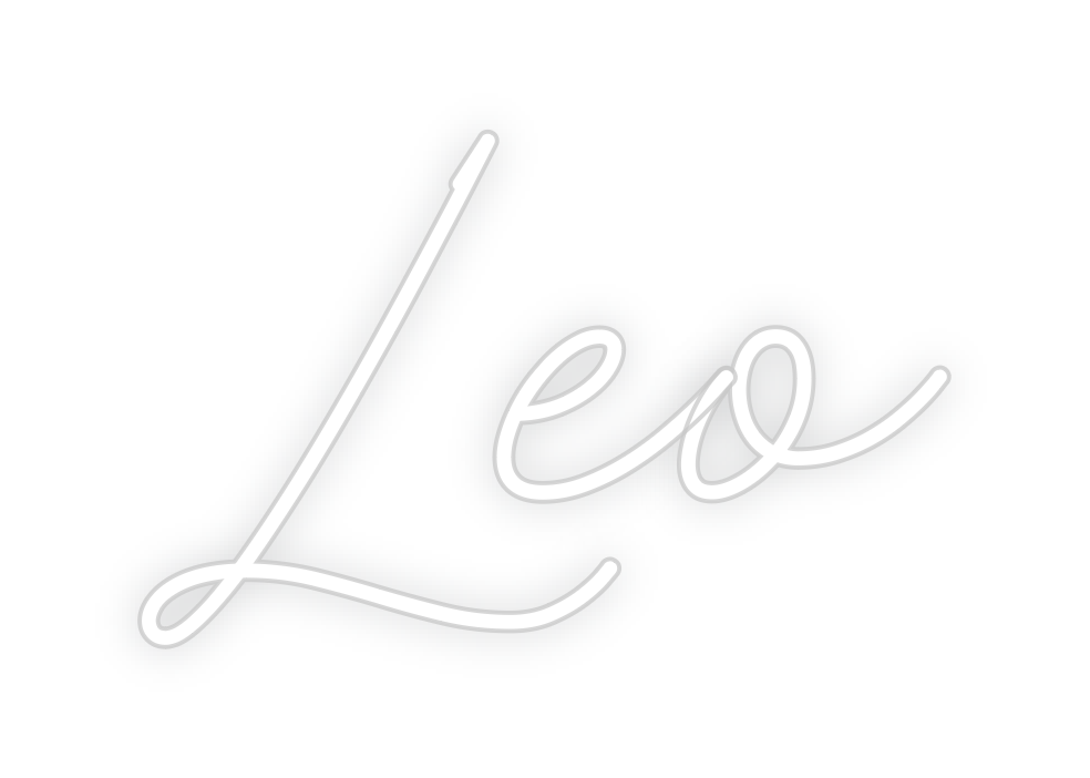 Custom Neon: Leo