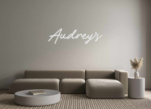 Custom Neon: Audrey's