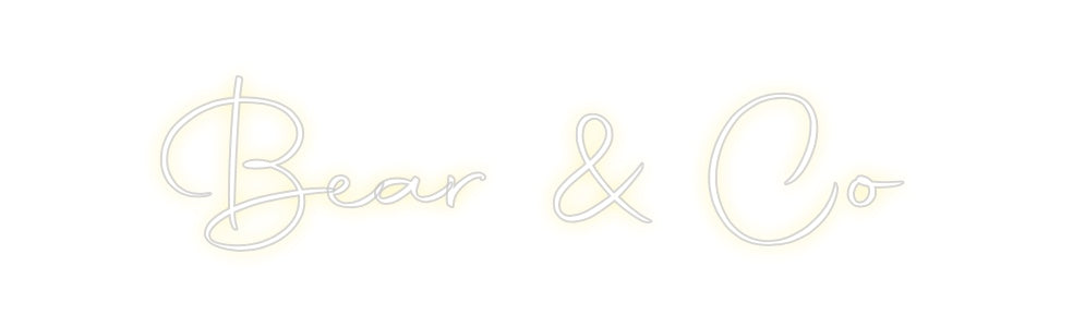 Custom Neon: Bear & Co