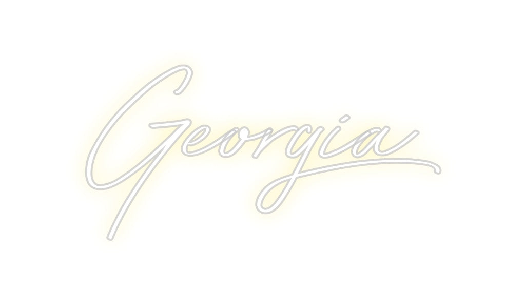 Custom Neon: Georgia