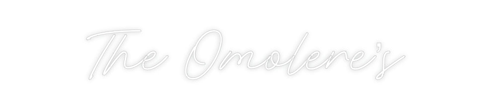 Custom Neon: The Omolere’s