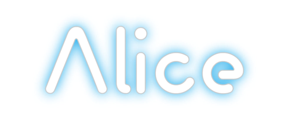 Custom Neon: Alice