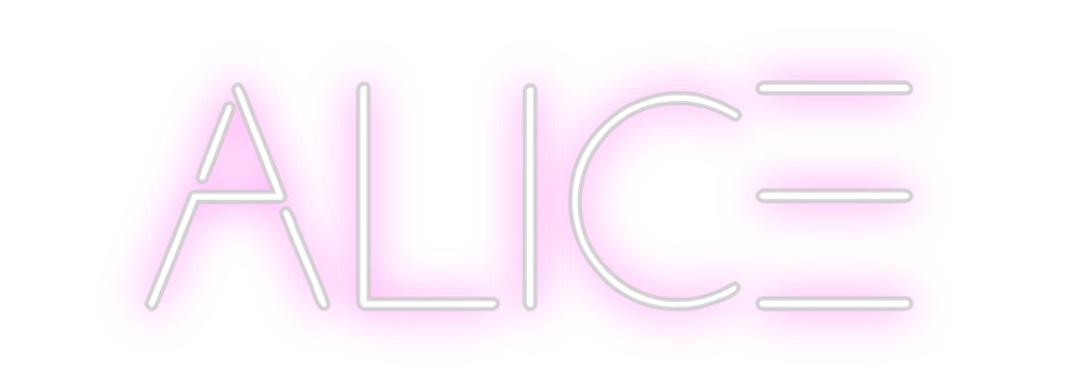 Custom Neon: Alice