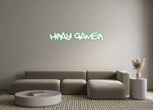 Custom Neon: HRAY GAMER