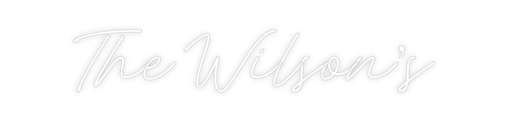 Custom Neon: The Wilson’s
