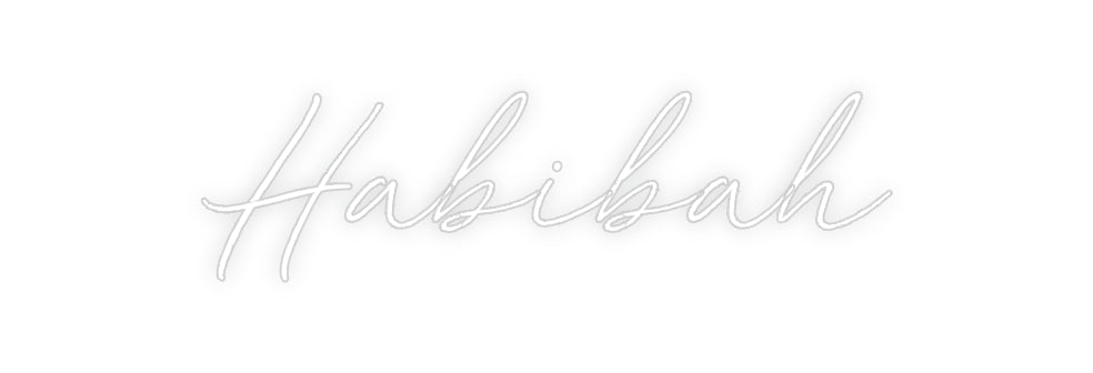 Custom Neon: Habibah