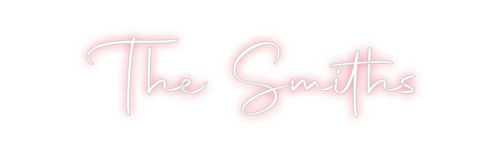 Custom Neon: The Smiths