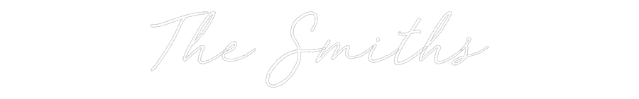 Custom Neon: The Smiths