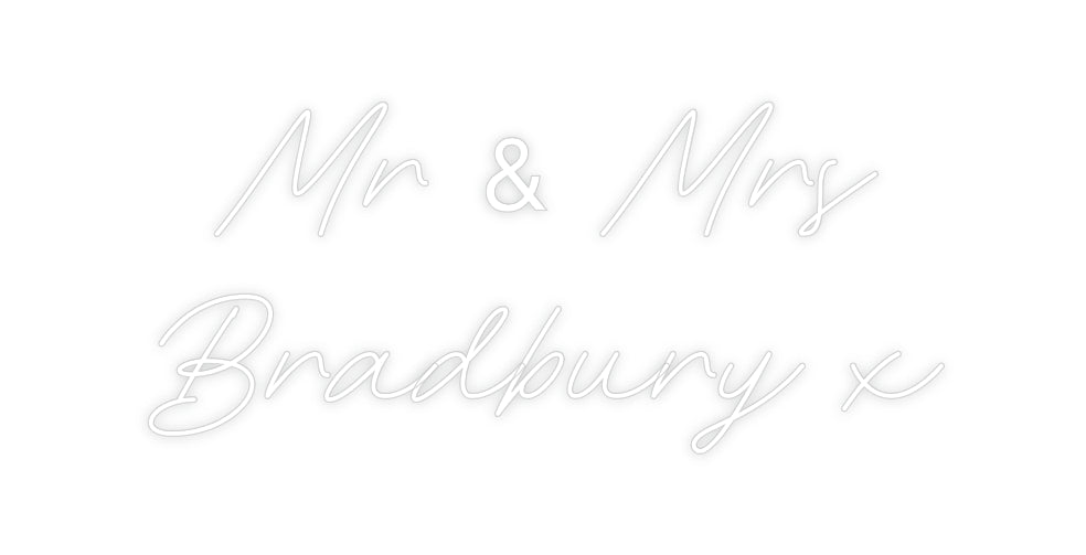 Custom Neon: Mr & Mrs 
Br...