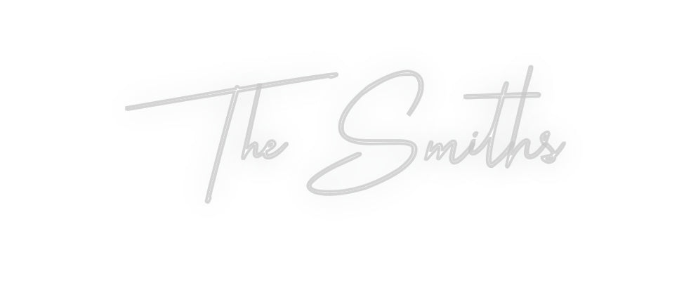 Custom Neon: The Smiths