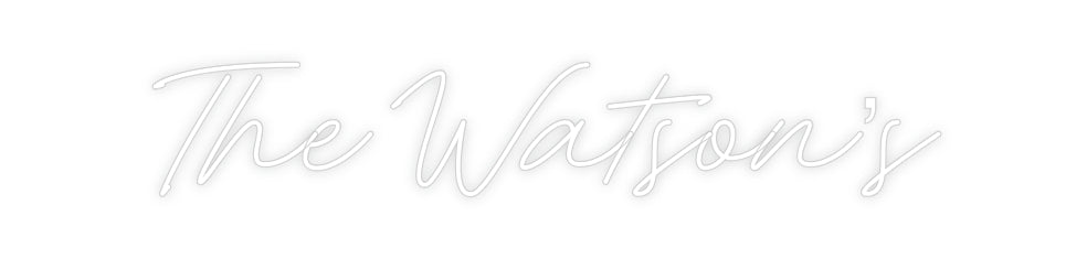Custom Neon: The Watson’s