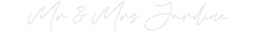 Custom Neon: Mr & Mrs Jard...