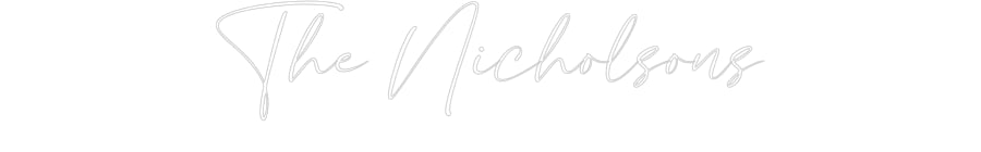 Custom Neon: The Nicholsons