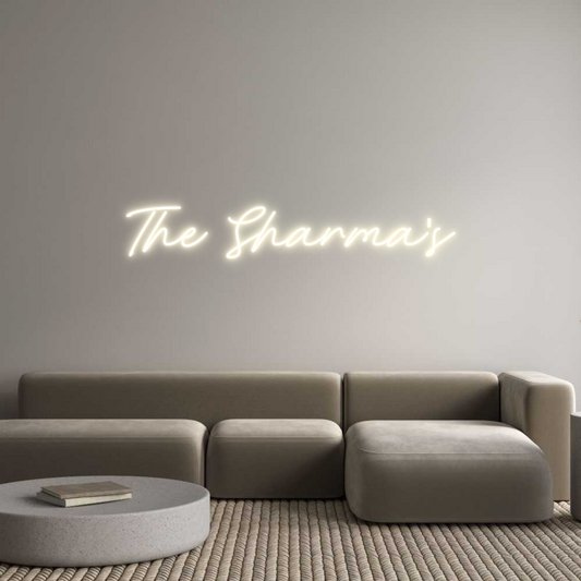 Custom Neon: The Sharma's