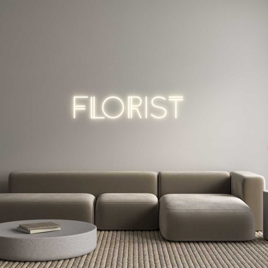 Custom Neon: Florist