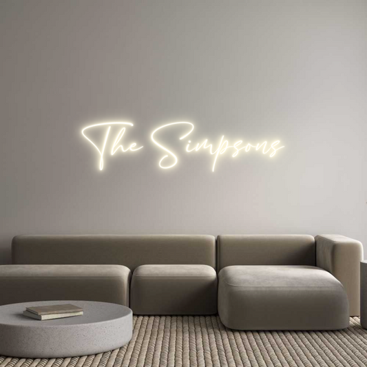 Custom Neon: The Simpsons