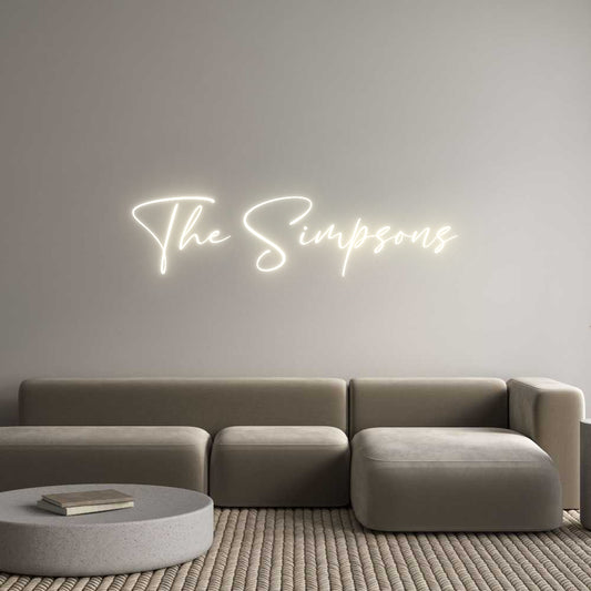 Custom Neon: The Simpsons
