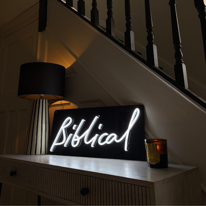 Biblical Oasis Neon Sign