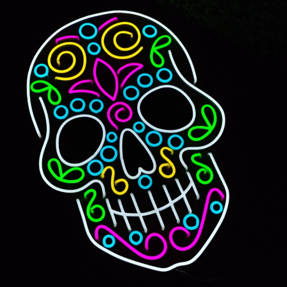 Skull Neon Sign