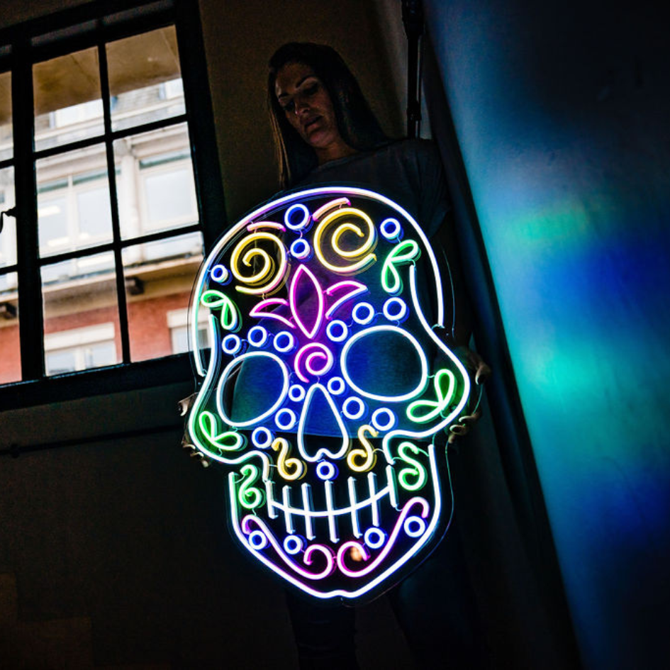 Skull Neon Sign