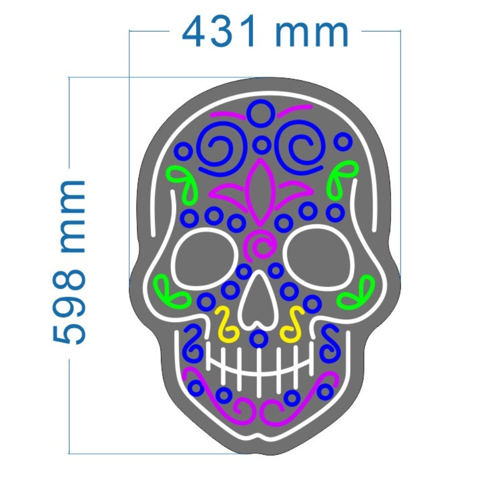 Skull Neon Sign