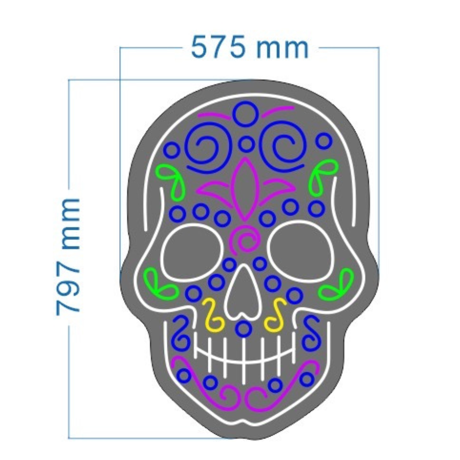 Skull Neon Sign