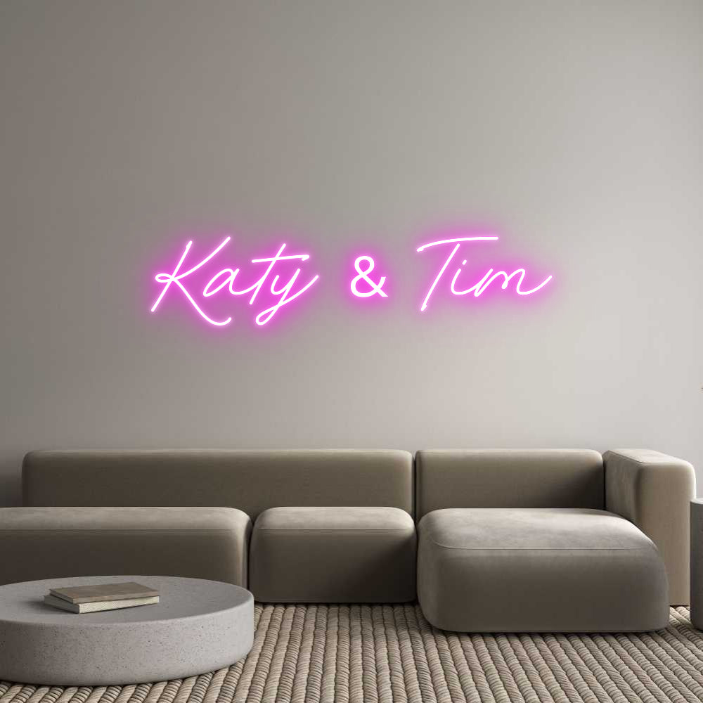 Custom Neon: Katy & Tim