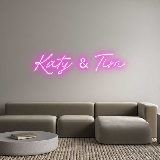 Custom Neon: Katy & Tim