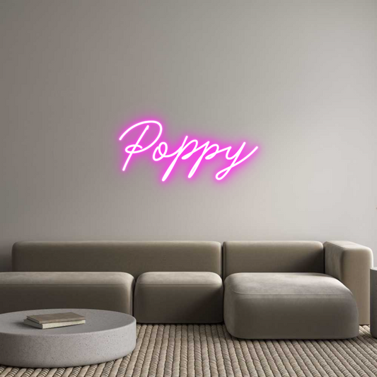 Custom Neon: Poppy