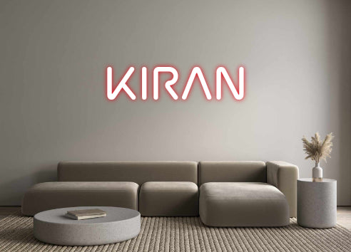Custom Neon: KIRAN
