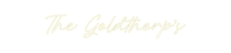 Custom Neon: The Goldthorp...