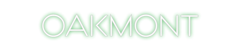 Custom Neon: OAKMONT