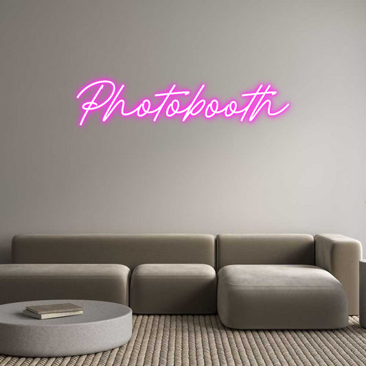 Custom Neon: Photobooth