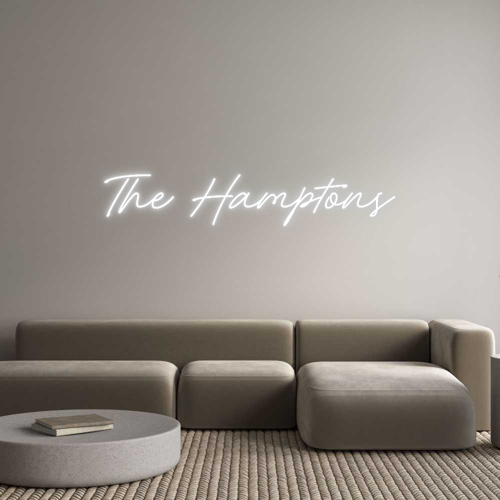 Custom Neon: The Hamptons