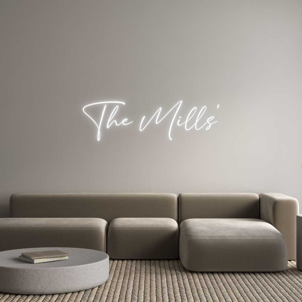 Custom Neon: The Mills'