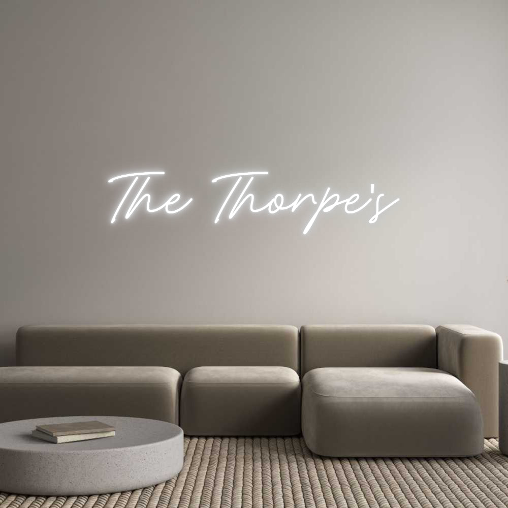 Custom Neon: The Thorpe's