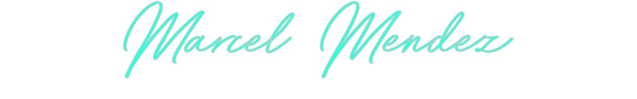 Custom Neon: Marcel Mendez
