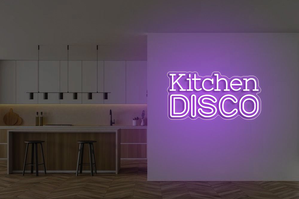 Kitchen disco deals neon light